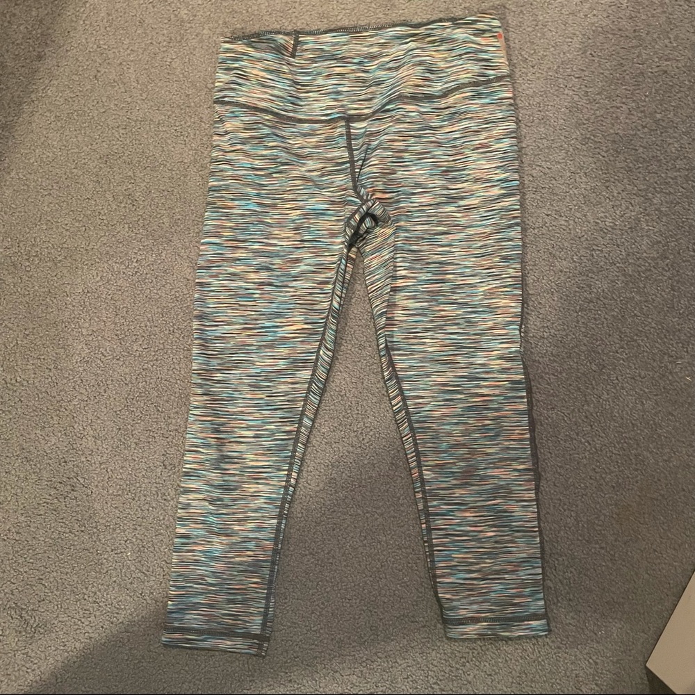 Zella Blue Leggings with Mesh Cutouts!